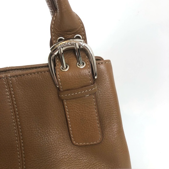 Tignanello Brown Leather Perfect 10 French Tote - Picture 3 of 13